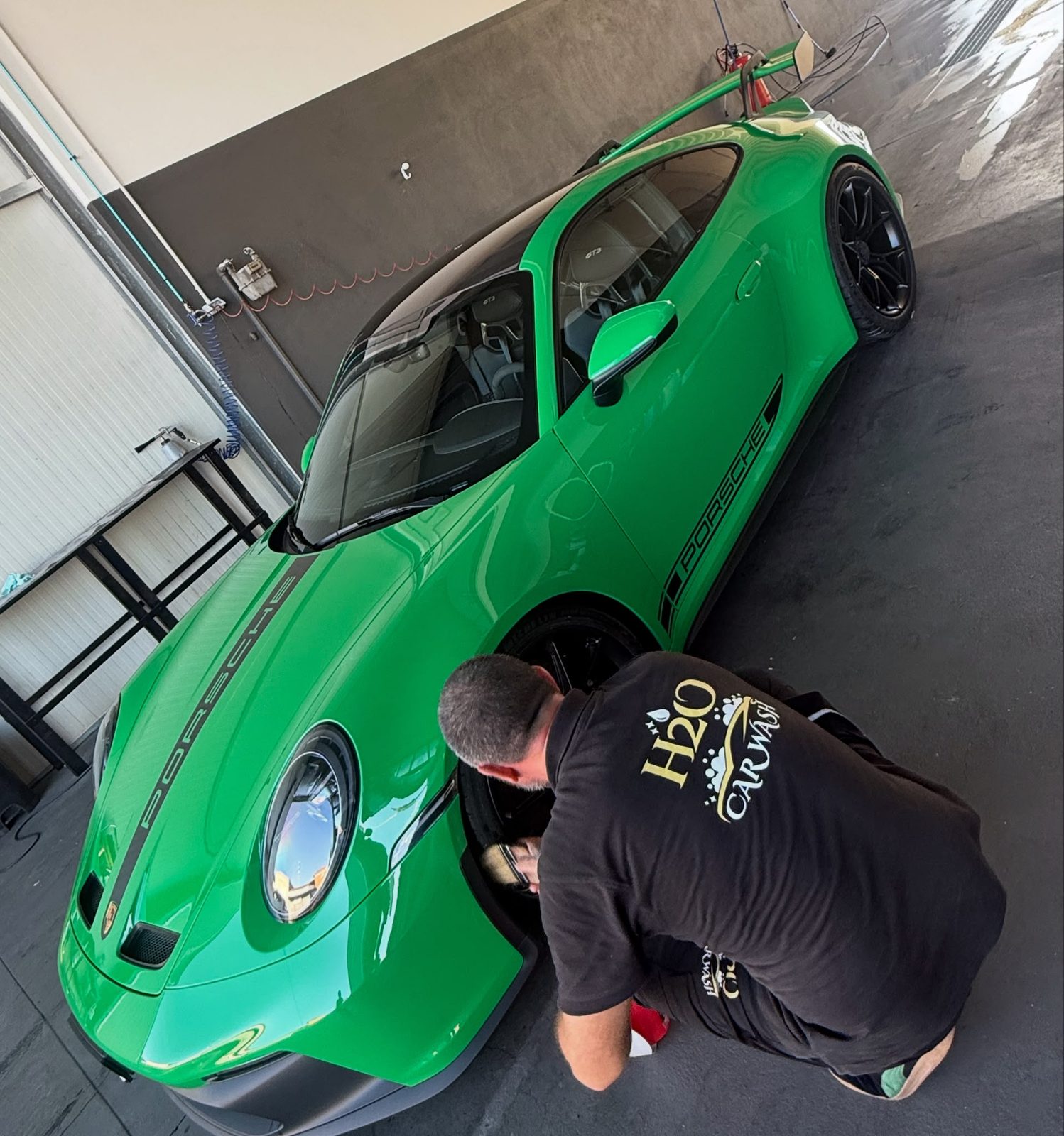 Detailing Porsche GT3 da H2O